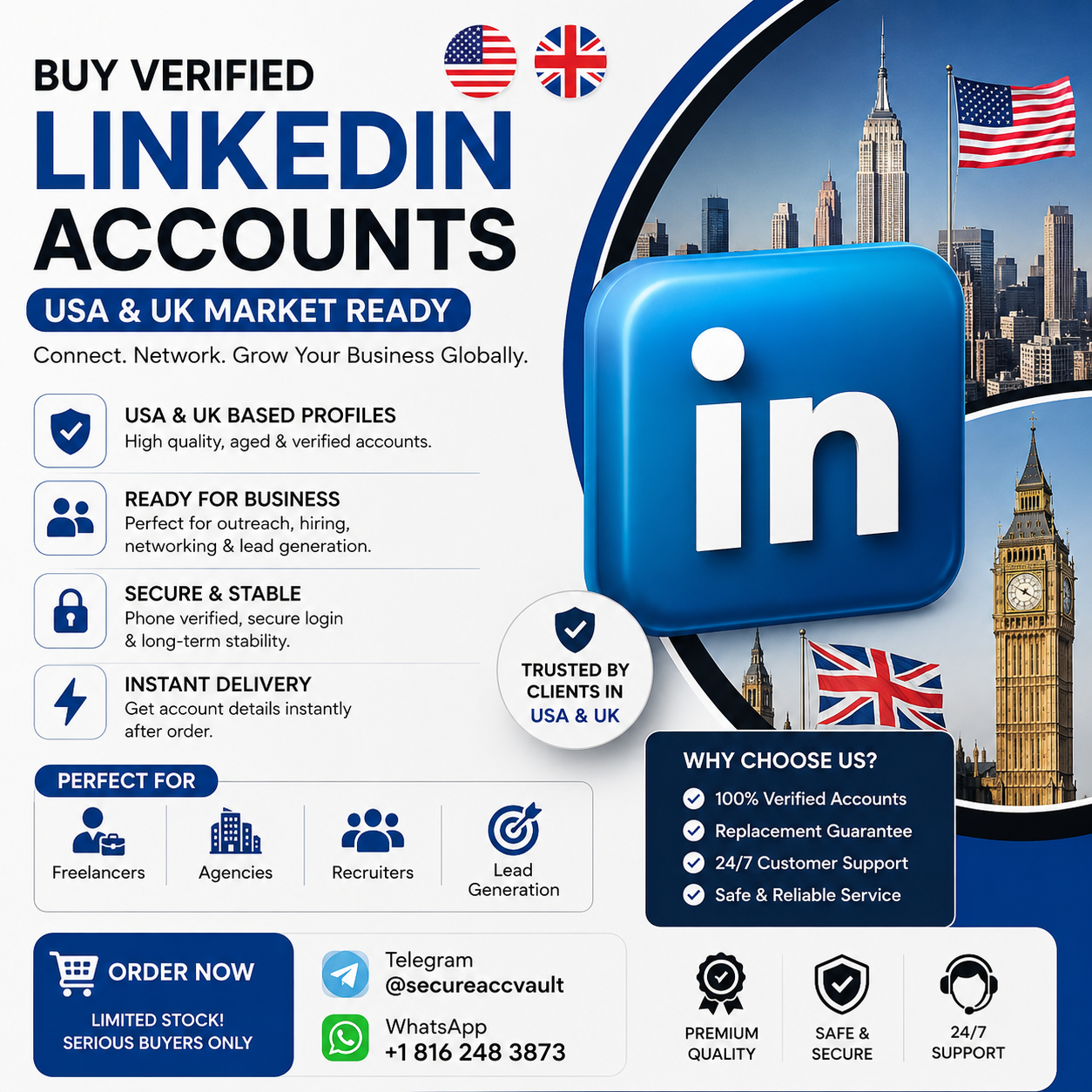 Buy LinkedIn accounts