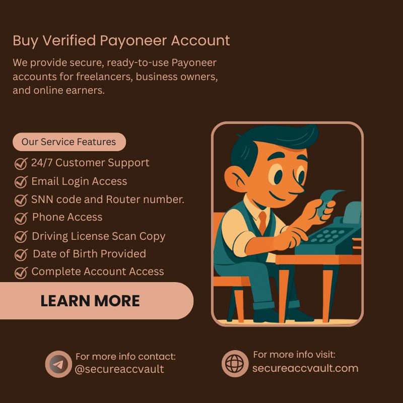 Buy verified payoneer accounts