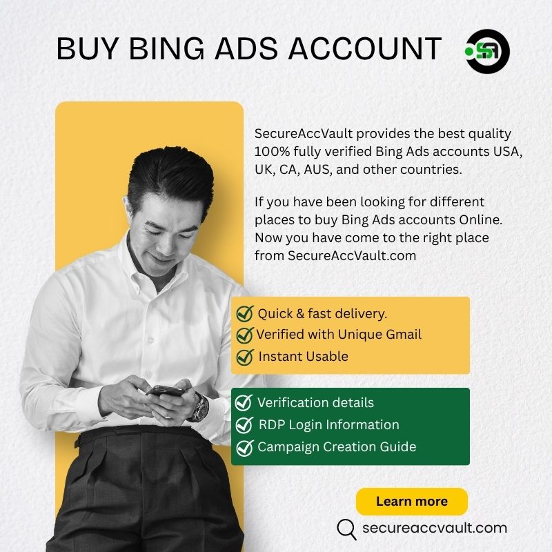 Buy Bing Ads Accounts